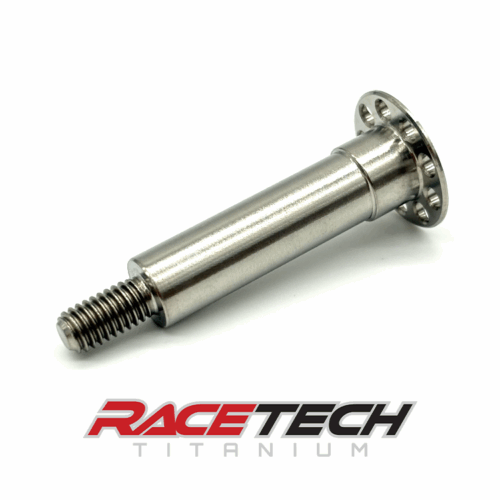 RT60608-4, Titanium M6x1.0x50.5 Dome Head Bolt (10.8x7 Shoulder) Drilled