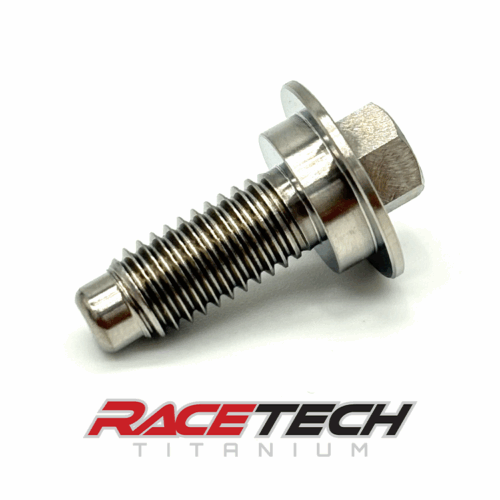 RT60884-0, Titanium M8x1.25x22.85 Hex Head Flange Bolt (13x3.5 Shoulder)