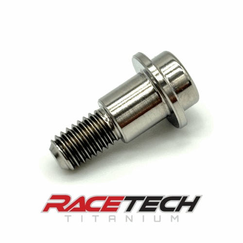 RT60889-0, Titanium M5x0.8x14.50 Hex Head Flange Bolt (6.35x6.25 Shoulder)