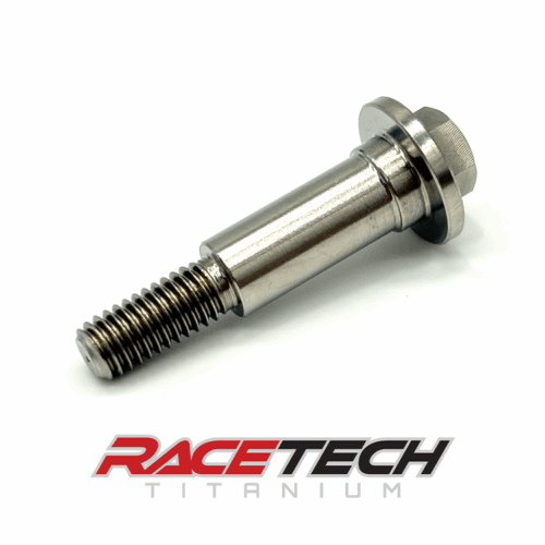 RT60891-0, Titanium M6x1.0x33 Hex Head Flange Bolt (7.8x19 Shoulder) Dimpled