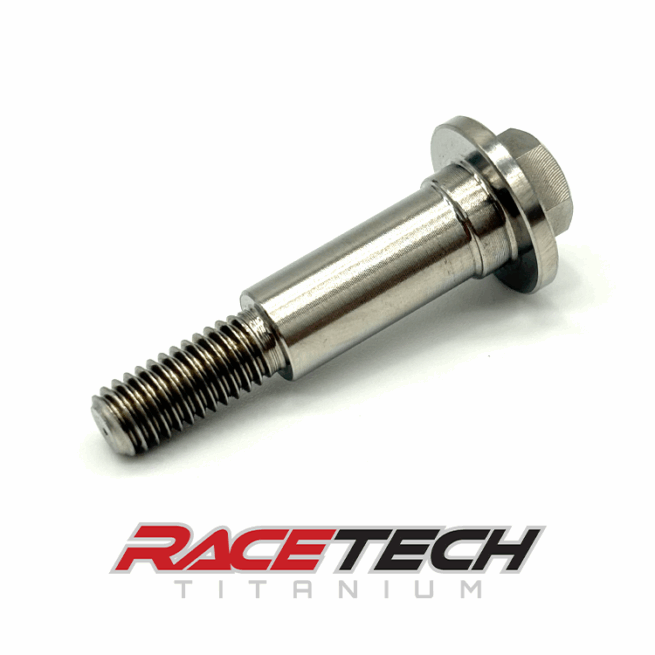 RT60891-0, Titanium M6x1.0x33 Hex Head Flange Bolt (7.8x19 Shoulder) Dimpled