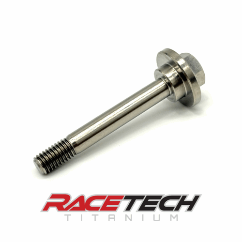 RT60892-0, Titanium M5x0.8x37.9 Hex Head Flange Bolt (8.8x2.9 Shoulder) Dimpled