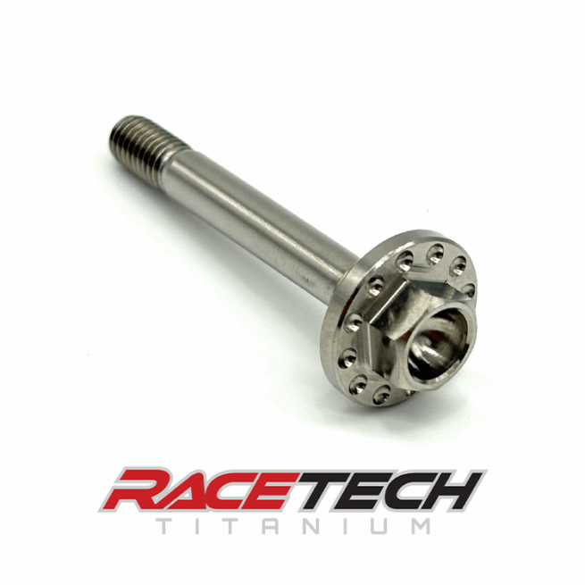 RT60892-0, Titanium M5x0.8x37.9 Hex Head Flange Bolt (8.8x2.9 Shoulder) Dimpled
