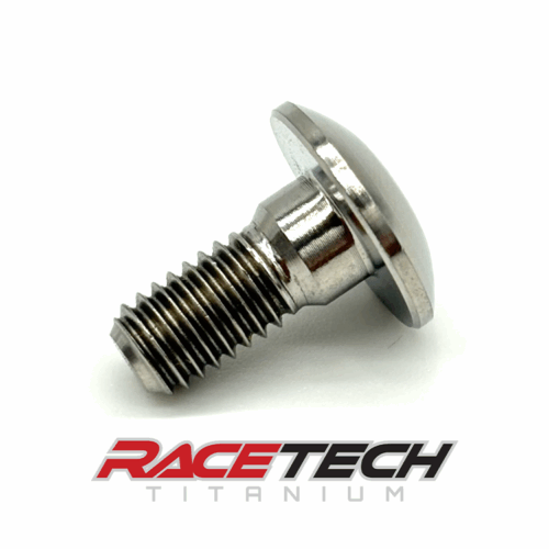 RT60935-0, Titanium M6x1.0x13.7 Dome Head Bolt (6.6x3.25 Shoulder)