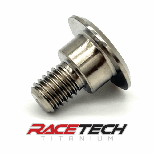 RT61560-0, Titanium M8x1.25x16.75 Flat Head Bolt (12x6.5 Shoulder)