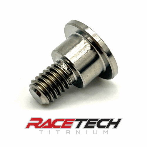 RT62040-25, Titanium M6x1.0x14 Flat Head Bolt (9.4x5.35 Shoulder)
