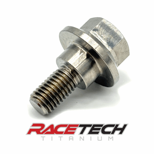 RT62596-0, Titanium M7x1.0x17.5 Hex Head Flange Bolt (10.75x5.5 Shoulder)
