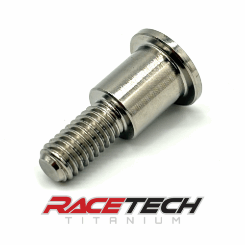 RT63050-0, Titanium M6x1.0x22 Flat Head Bolt (8.85x10 Shoulder)