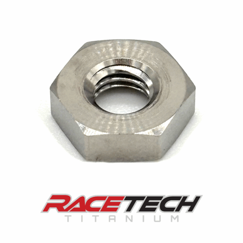 RT24120-N0, Titanium 10-32 Hex Jam Nut