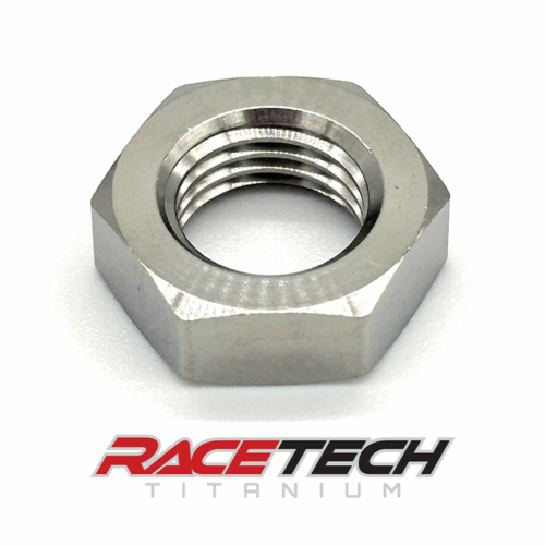 RT24324-N0, Titanium 3/8-24 Hex Jam Nut