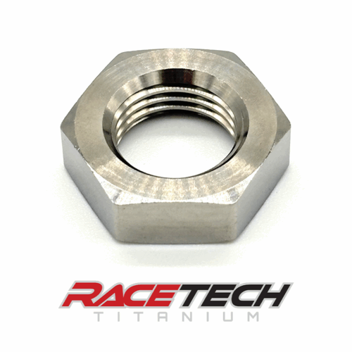 RT24456-N0, Titanium 1/2-20 Hex Jam Nut