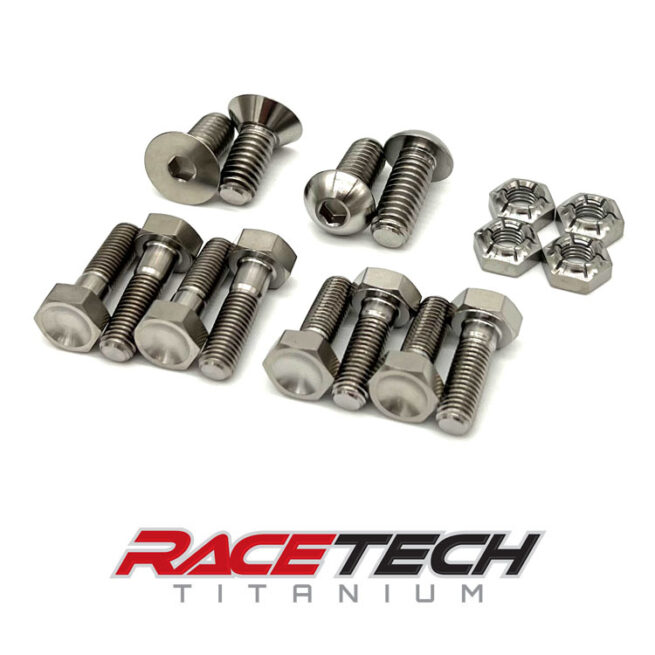 Titanium Battery Mount Bolt Kit for Driven Micro Sprint