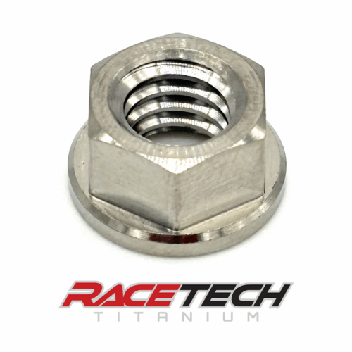 RT24234-N0, Titanium 5/16-18 Hex Flange Nut (Reduced Hex)