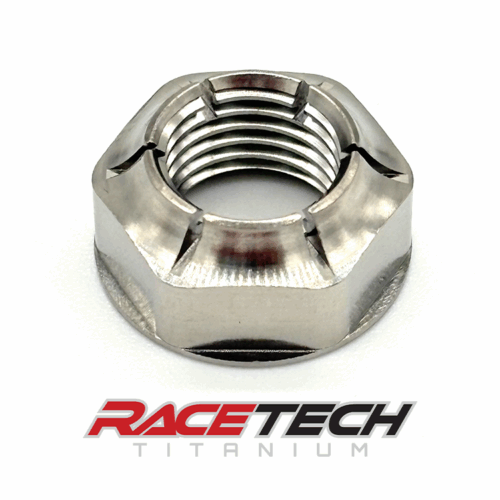 RT24334-N0, Titanium 3/8-24 Flexloc Nut