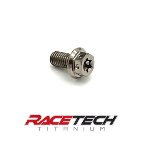 Titanium M5x10 Dual Drive Race Spec Hex Flange Bolt RT31002-0 (1)