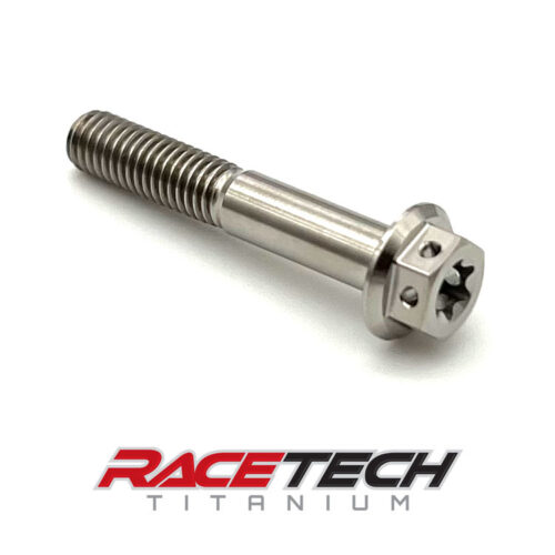 Titanium M5x30 Dual Drive Race Spec Hex Flange Bolt RT31010-0 (1)