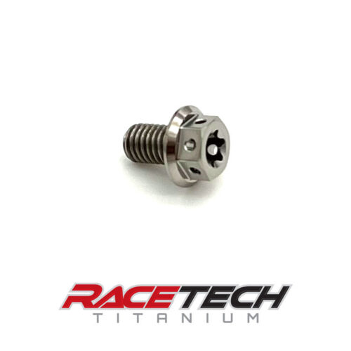 Titanium M5x8 Dual Drive Race Spec Hex Flange Bolt RT31001-0 (1)