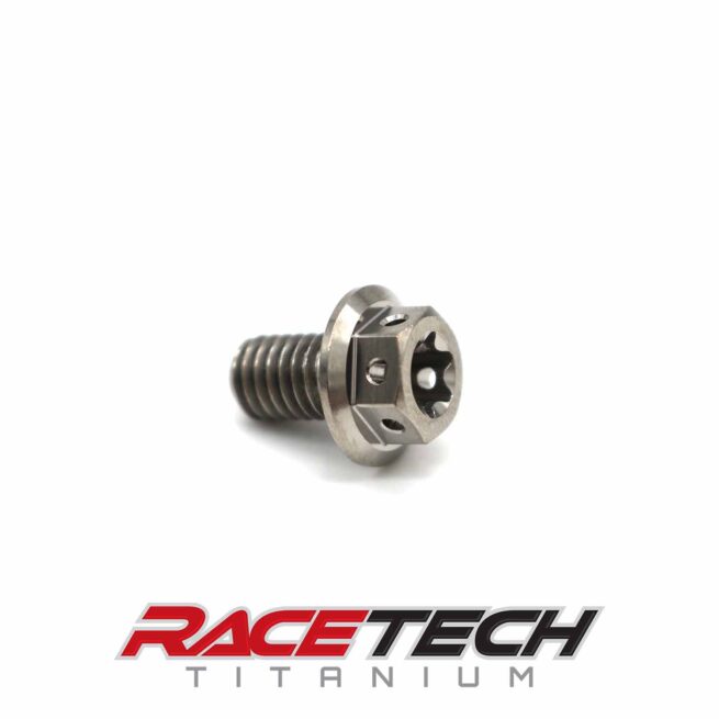 Titanium M6x10 Dual Drive Race Spec Bolt