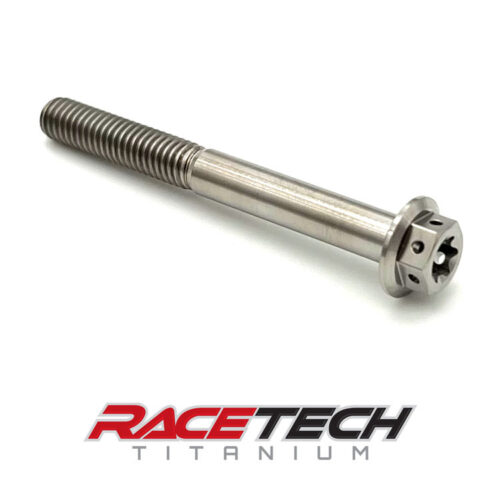 Titanium M6x55 Dual Drive Race Spec Hex Flange Torx Bolt RT31122-0 (1)