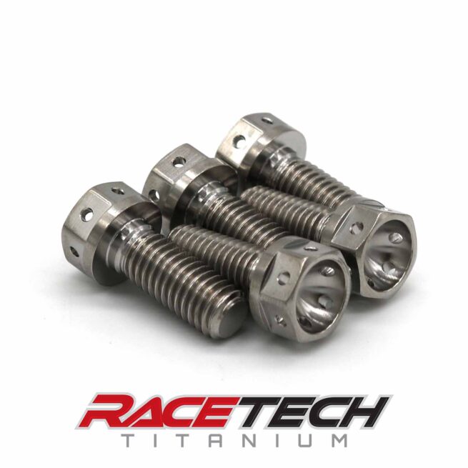 RT41058-0 Aprilia Titanium Front Rotor Bolts (5pc)