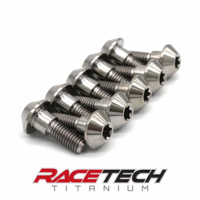RT41176-0 Yamaha Titanium Front Rotor Bolts (10pc)
