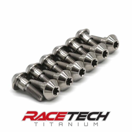 RT41176-0 Yamaha Titanium Front Rotor Bolts (12pc)
