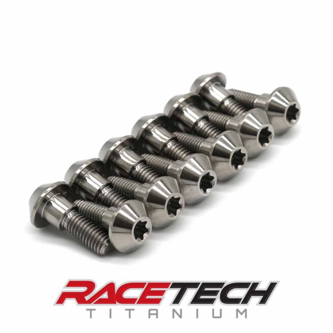 RT41176-0 Yamaha Titanium Front Rotor Bolts (12pc)