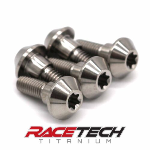 RT41176-0 Yamaha Titanium Front Rotor Bolts (5pc)