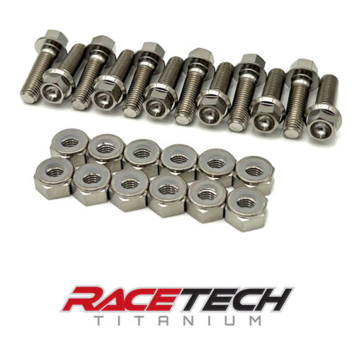 Titanium Rear Wheel Center Bolt Kit for Sanders Aero Dynamics Micro Sprint Wheels