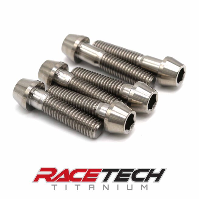 Aprilia Titanium Top & Bottom Clamp Yoke Pinch Bolts