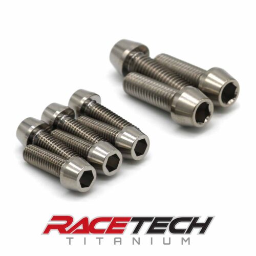 Ducati Titanium Top & Bottom Clamp Yoke Pinch Bolt Kit SHCS