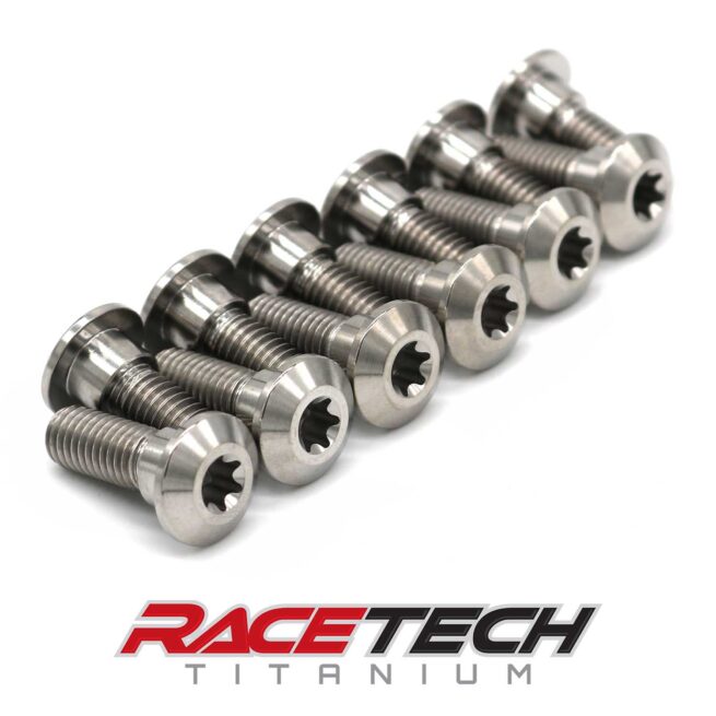 Honda Titanium Rear Disc Rotor Bolt 12 qty