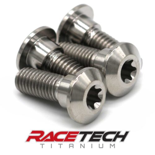 Honda Titanium Rear Disc Rotor Bolt 4 qty