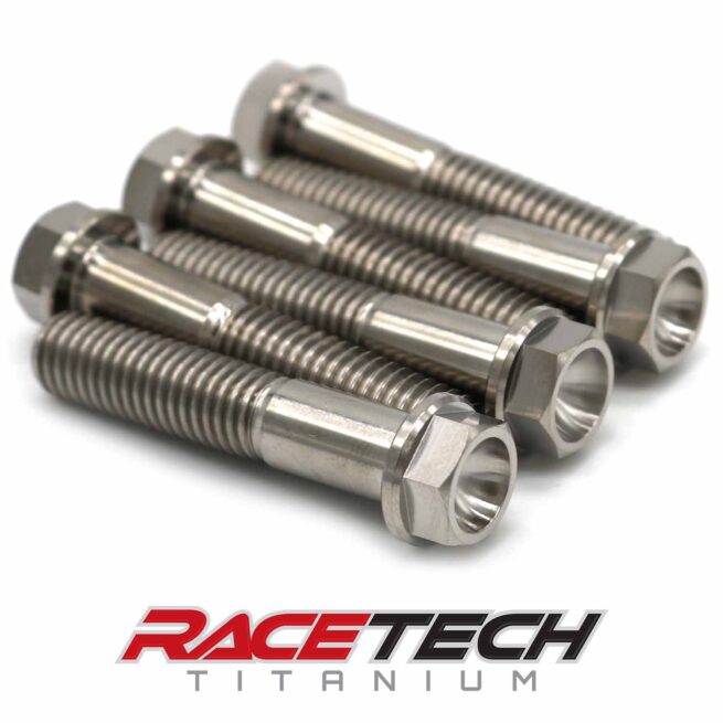 Honda Titanium Top & Bottom Clamp Yoke Pinch Bolt Kit