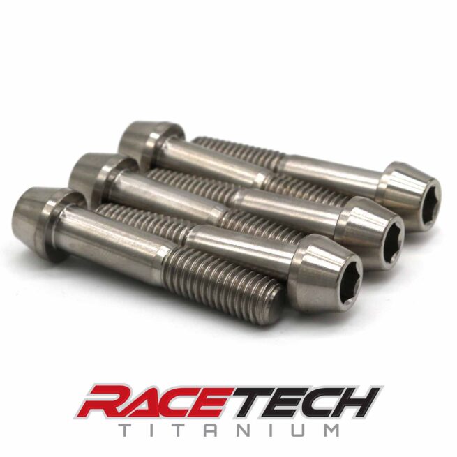 Honda Titanium Top & Bottom Clamp Yoke Pinch Bolt Kit SHCS