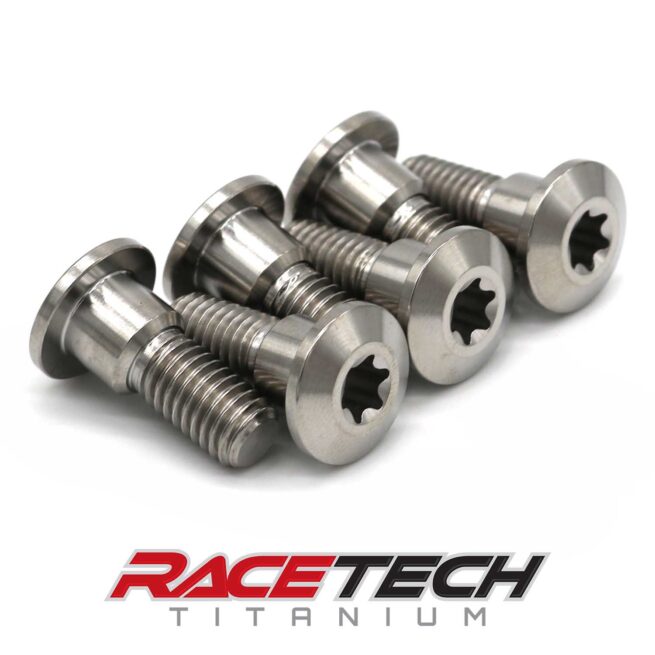 Suzuki Titanium Disc Rotor Bolt 6 qty