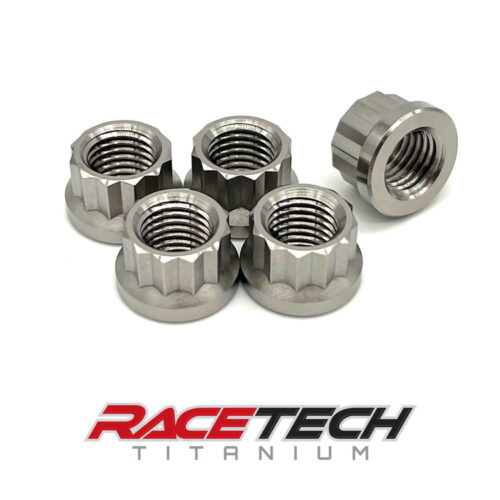 Titanium M10x1.25 12 Point Sprocket Bolts for Aprilia Ducati Honda KTM Kawasaki Triumph Yamaha RT10652-N0 (5)