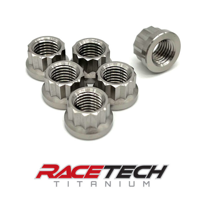 Titanium M10x1.25 Sprocket Bolts for Aprilia Ducati Honda KTM Kawasaki Triumph Yamaha RT10652-N0 (6)R