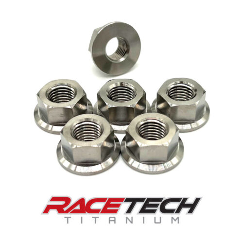 Titanium M10x1.25 Sprocket Nuts for Aprilia Ducati Honda KTM Kawasaki Triumph Yamaha RT65003-N0 (6)