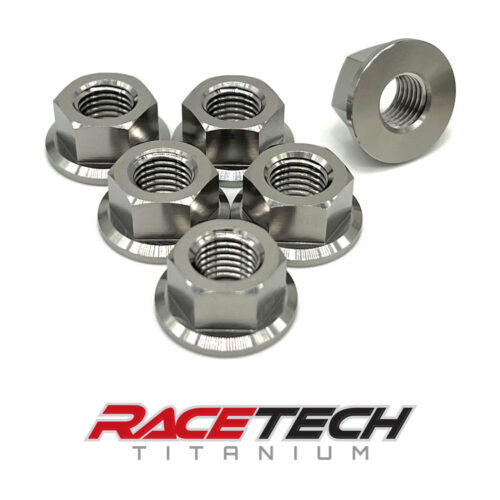 Titanium M10x1.25 Sprocket Bolts for Aprilia Ducati Honda KTM Kawasaki Triumph Yamaha RT65003-N0 (6)R