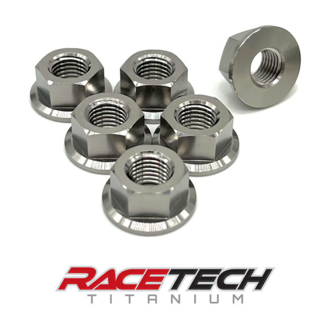 Titanium M10x1.25 Sprocket Bolts for Aprilia Ducati Honda KTM Kawasaki Triumph Yamaha RT65003-N0 (6)R