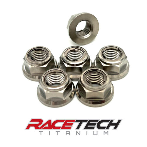 Titanium M10x1.25 Sprocket Lock Nuts for Aprilia Ducati Honda KTM Kawasaki Triumph Yamaha RT65003-N1 (6)