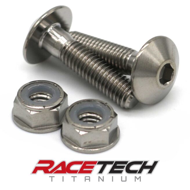 Yamaha Titanium License Plate Bolts 2 qty